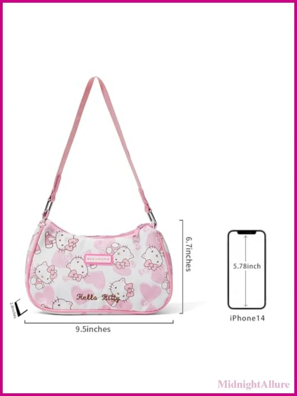 Cute Mini PU Hobo Crossbody Shoulder Bag Women Casual Gift